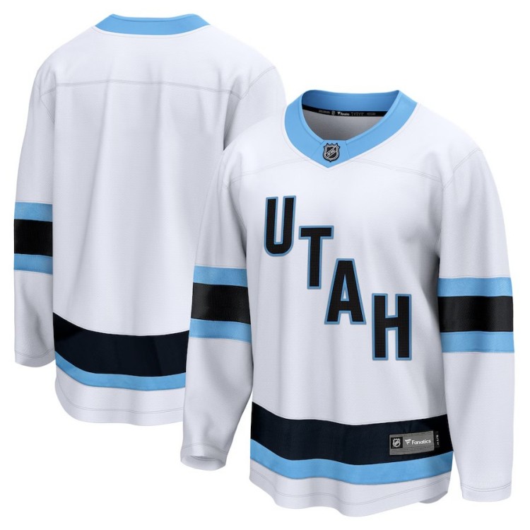 Men's Utah Hockey Club White Breakaway Blank Jersey