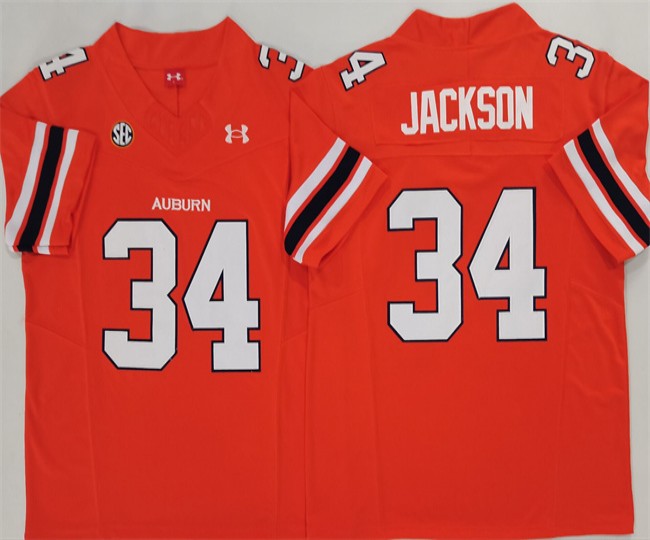 Men's Auburn Tigers #34 Bo Jackson Orange 2024 F.U.S.E. Limited Stitched Football Jersey