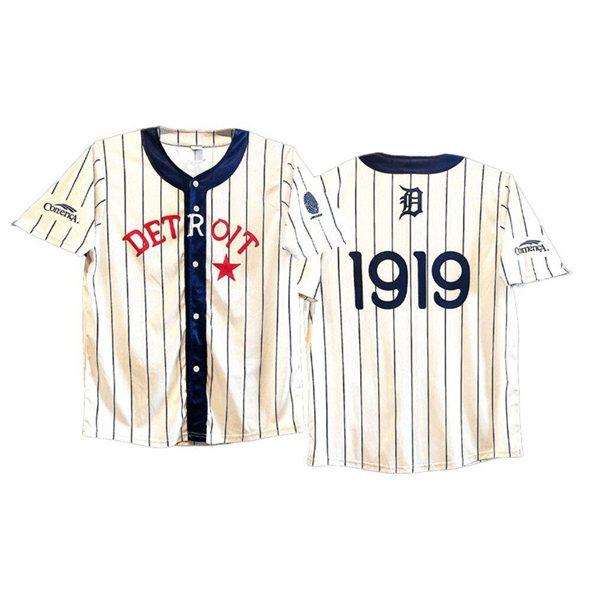 Men's Detroit Stars Tigers 2025 Giveaway Stitched Baseball Jersey
