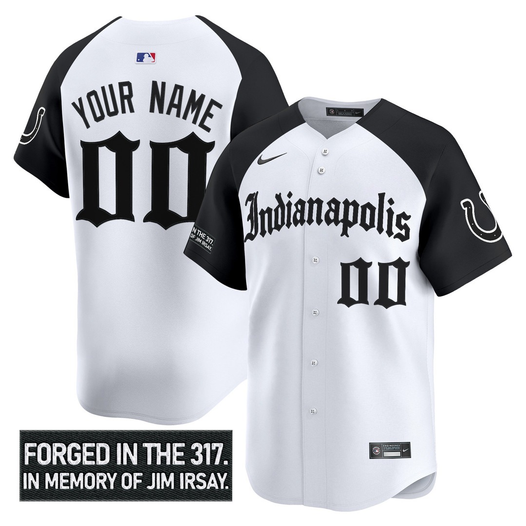 Indianapolis Colts Active Player Custom 'Jim Irsay Tribute' Vapor All Stitched Baseball Jersey Alternate