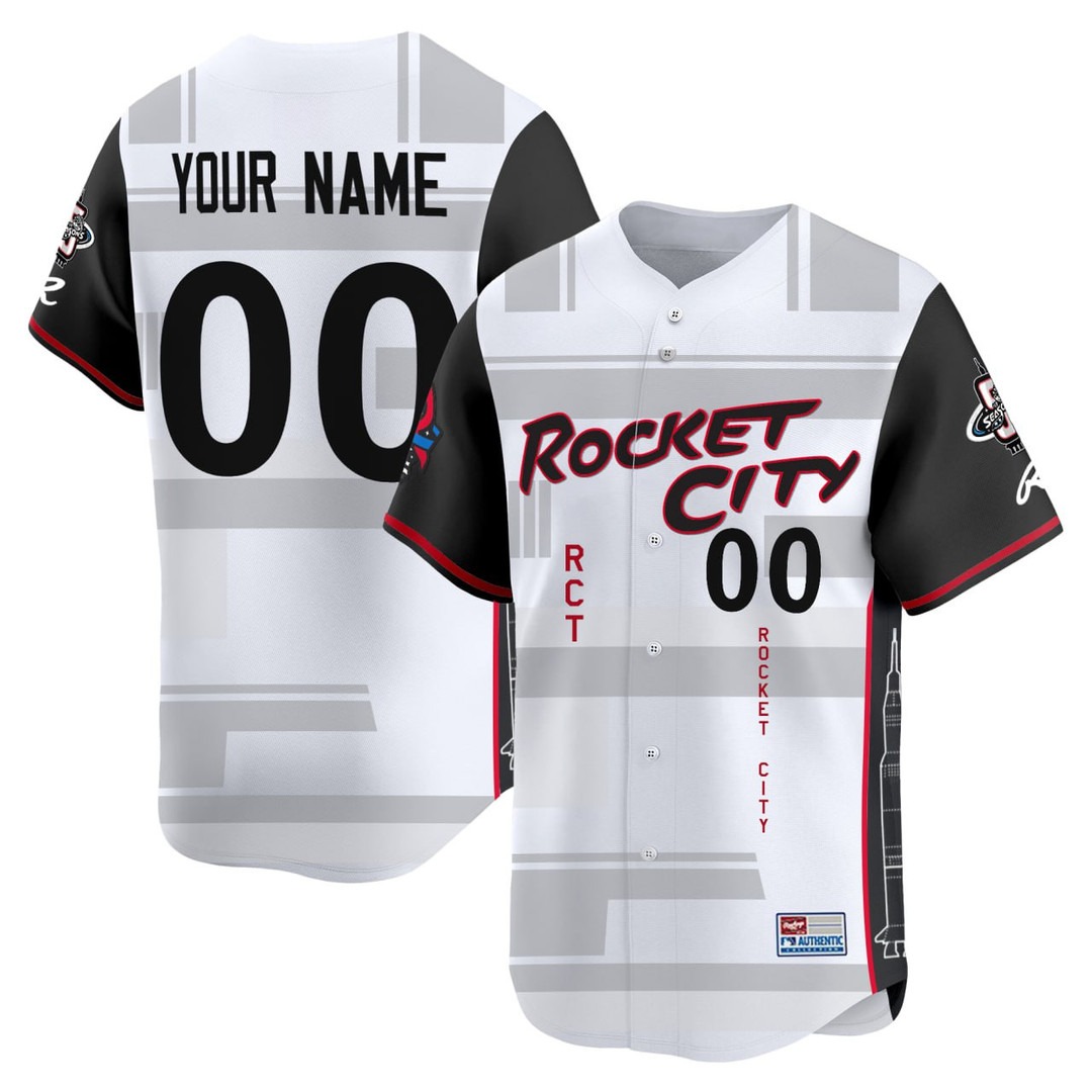 Rocket City Trash Pandas Custom Jersey - All Printed