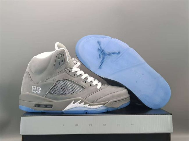 UNISEX Running Weapon Air Jordan 5 Grey Shoes 0104