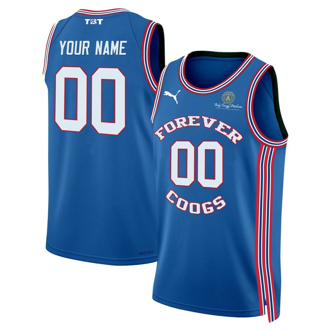 Forever Coogs Basketball Custom Jersey - All Stitched
