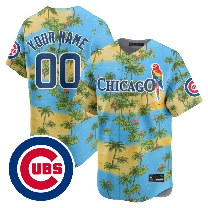 Chicago Cubs Custom Summer 2025 Limited Stitched Baseball Jersey